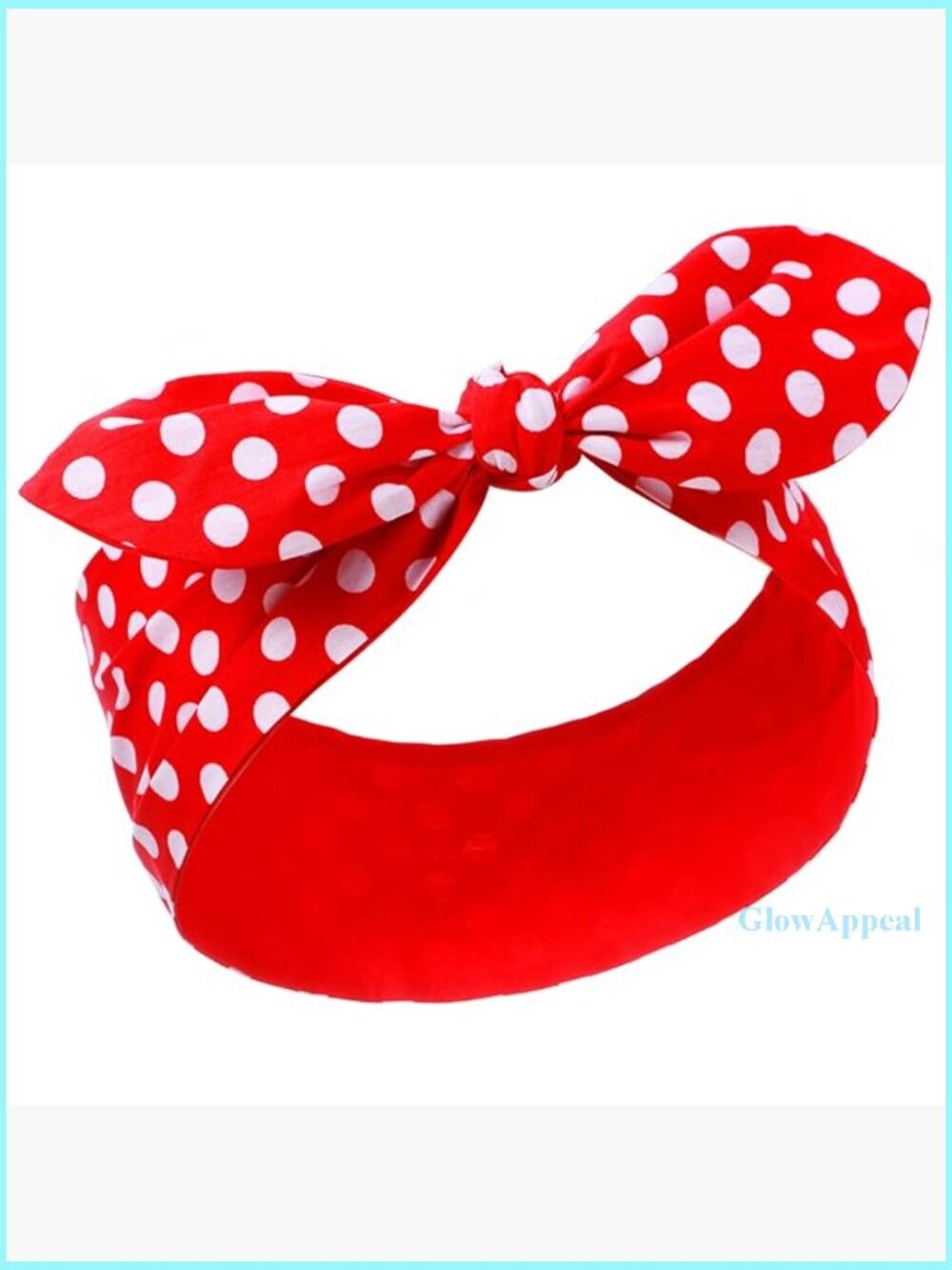 Vintage Wire Headband with Adjustable Bow for Women, Retro Hair Accessory